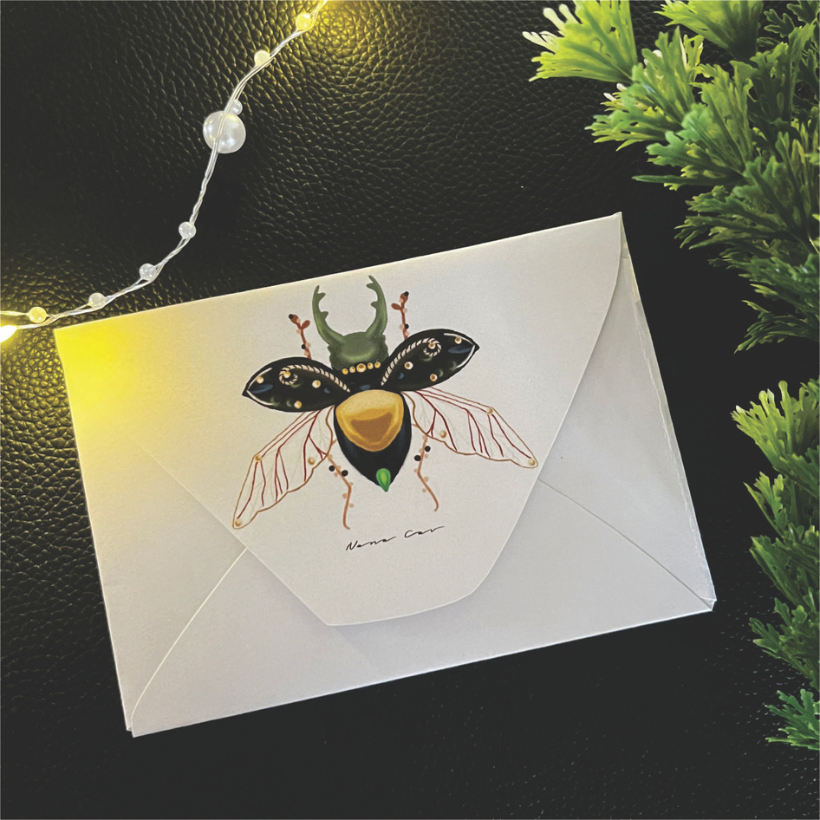 Envelope Enigma Bugs (kit com 5)